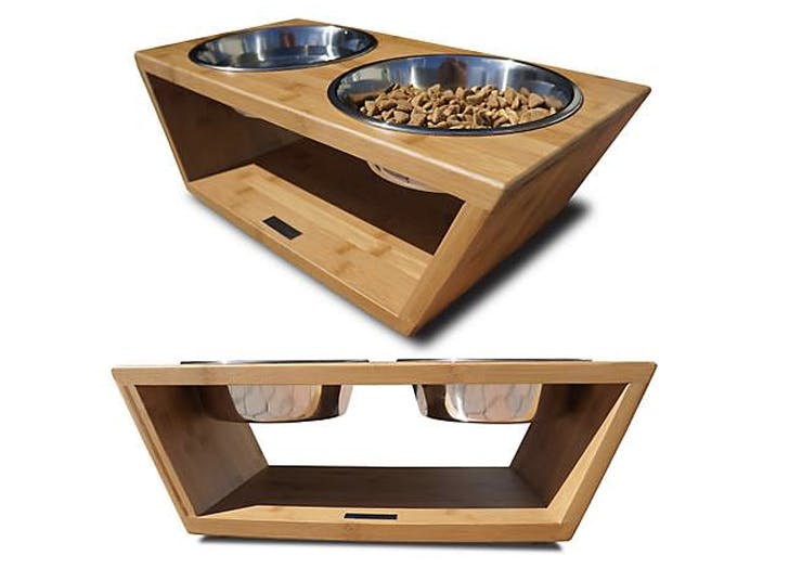 raised feeding bowls for large dogs